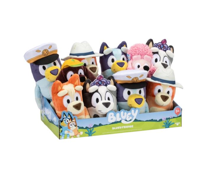 Plavo-plava plišana igračka