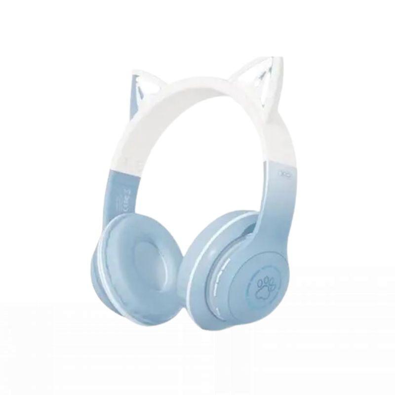 XO Bežične slušalice Cat BE38, Plavo-bijele