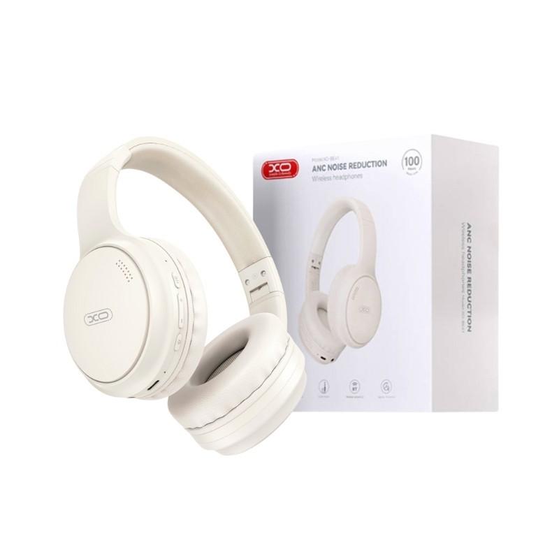 XO Bežične slušalice BE41 ANC, Sklopive, Krem