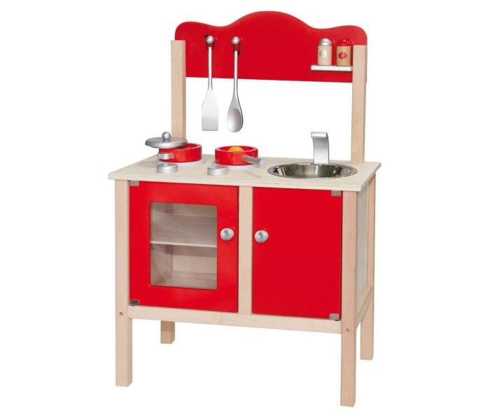 Master Igračka Master crvena drvena kuhinja