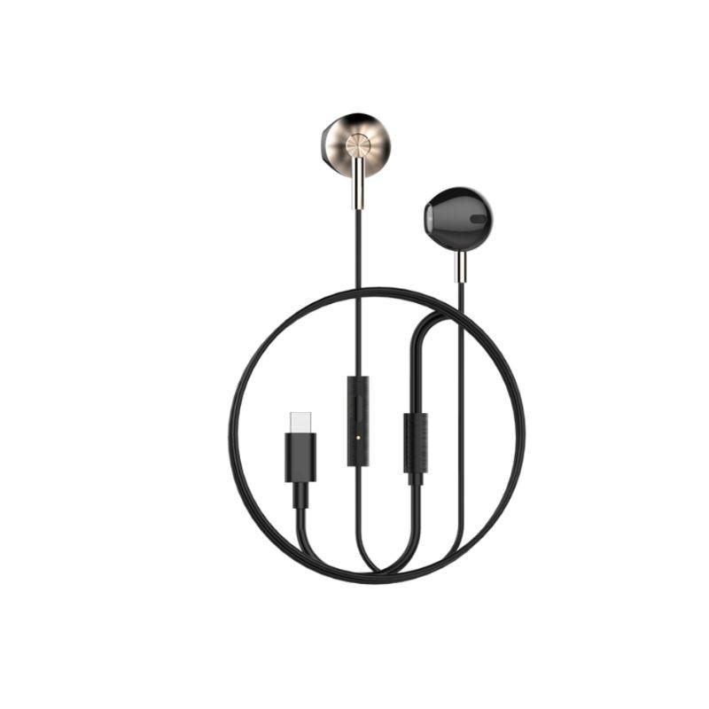 LDNIO Slušalice HP09C, Type-C, Crne
