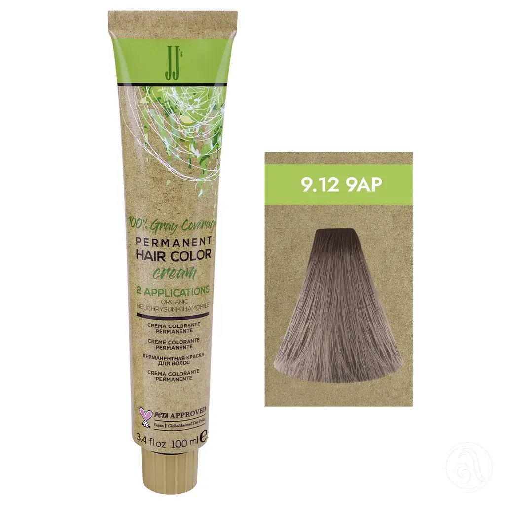 JJ's Farba za kosu 1-1N 9.12 9AP, Pepeljasta biserna veoma svijetloplava
