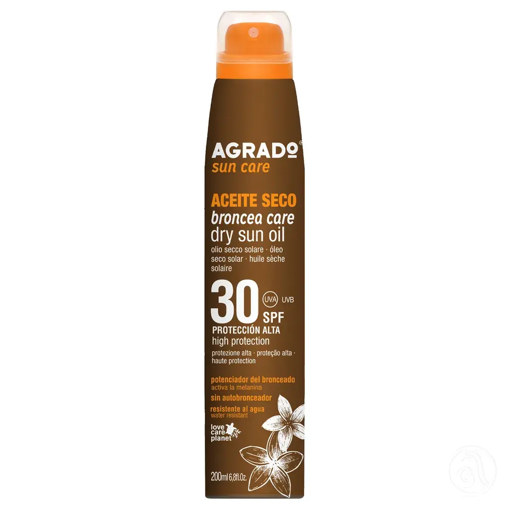 Agrado Suvo Ulje u Spreju za Sunčanje, SPF30, 200ml