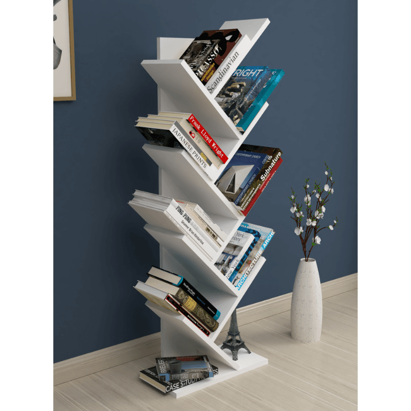 Max Dekorativna polica za knjige 15-11-01, Bijela