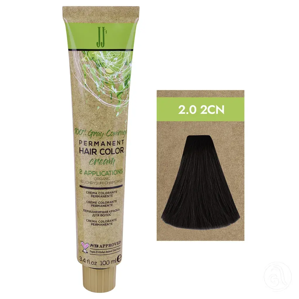 JJ's Farba za kosu 1-1N 2.0 2CN, Prirodna hladna tamnobraon