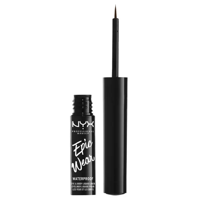 Nyx Professional Makeup Vodootporni tečni mat ajlajner EWSPLL, 3, 5 ml, Braon
