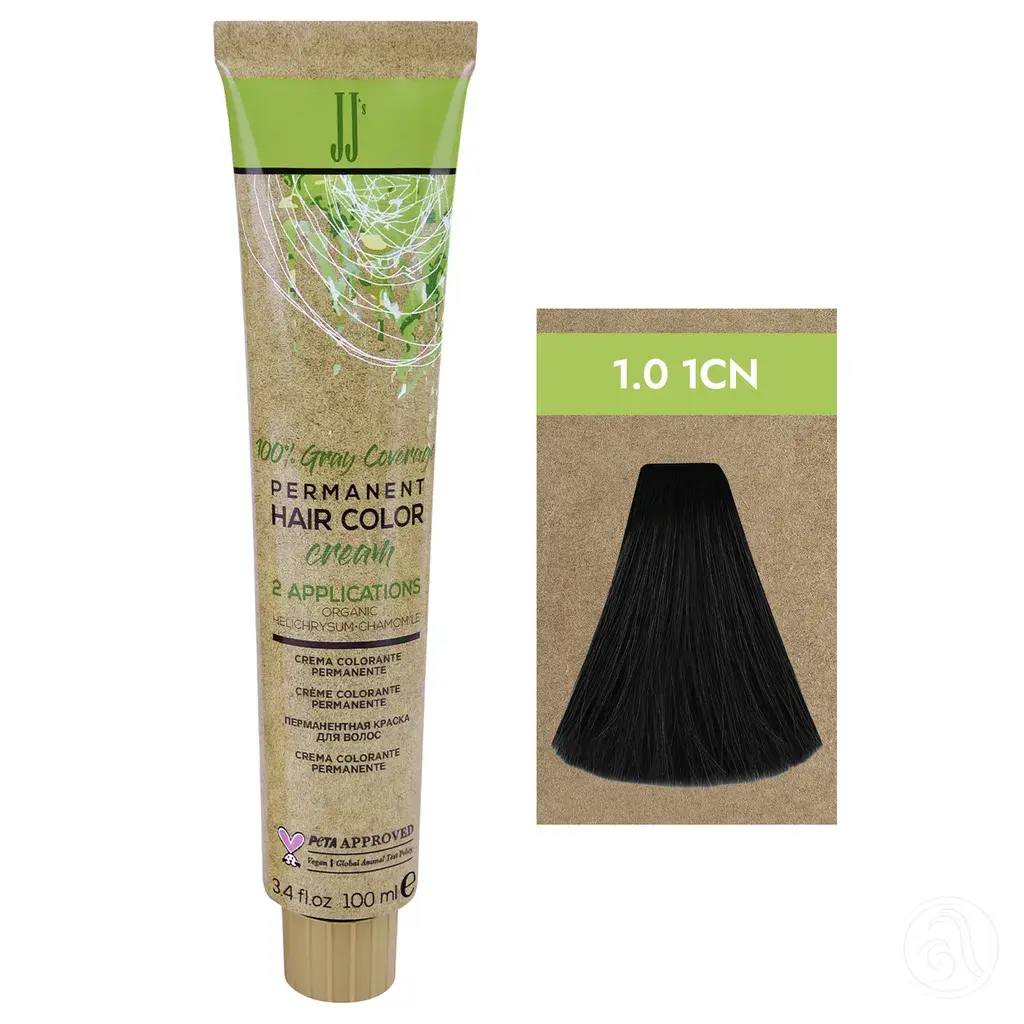 JJ's Farba za kosu 1-1N 1.0 1CN, Prirodna hladna crna