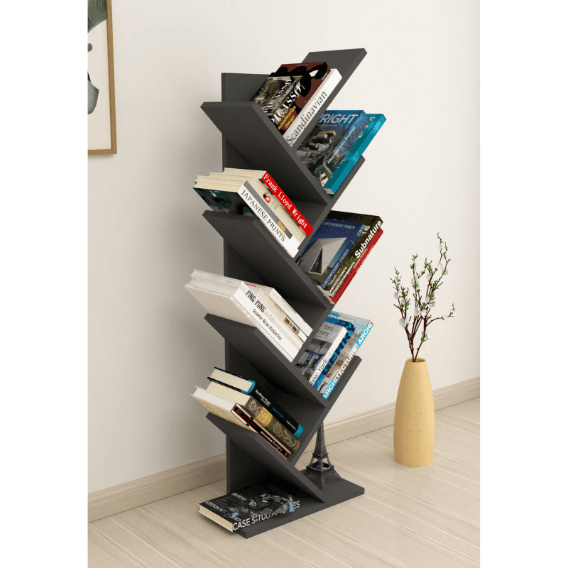 Max Dekorativna polica za knjige 15-11-08, Antracit