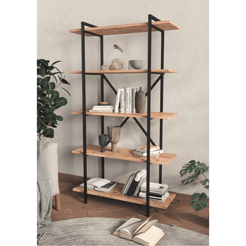 Max Dekorativne police Teos 15-14-02, Smeđa