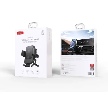 XO Smartphone držač i punjač WX041, Crni