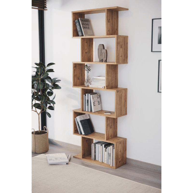 Max Dekorativna polica Cik Cak 15-60-02, Smeđa