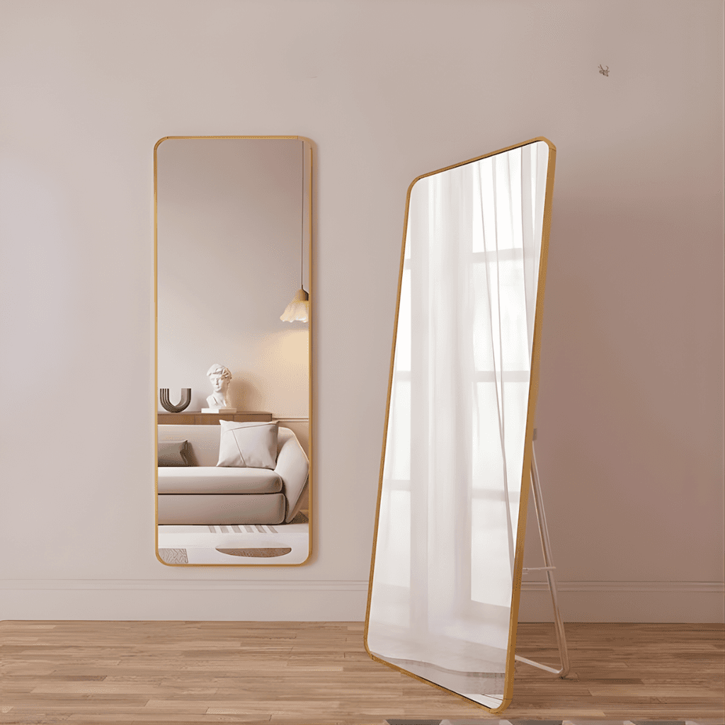 Giga Ogledalo SHYN, 170x65 cm, Zlatna