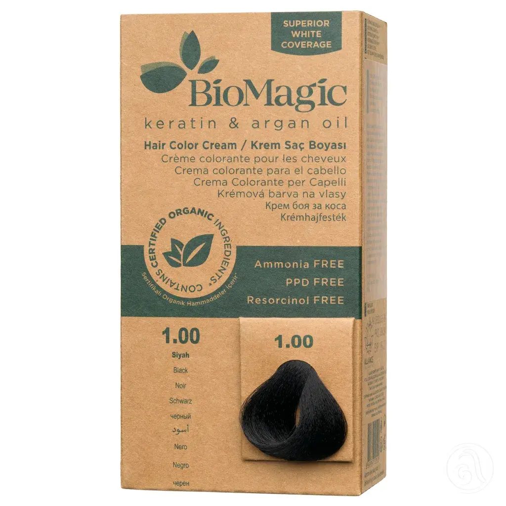 Biomagic Farba za kosu 1.00, Crna