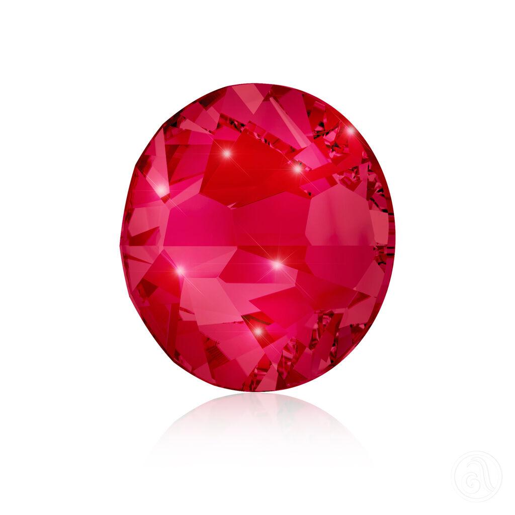 Swarovski Set od 40 Kristala za nokte Ruby SS10 A 2058 Xilion, Rose Enhanced