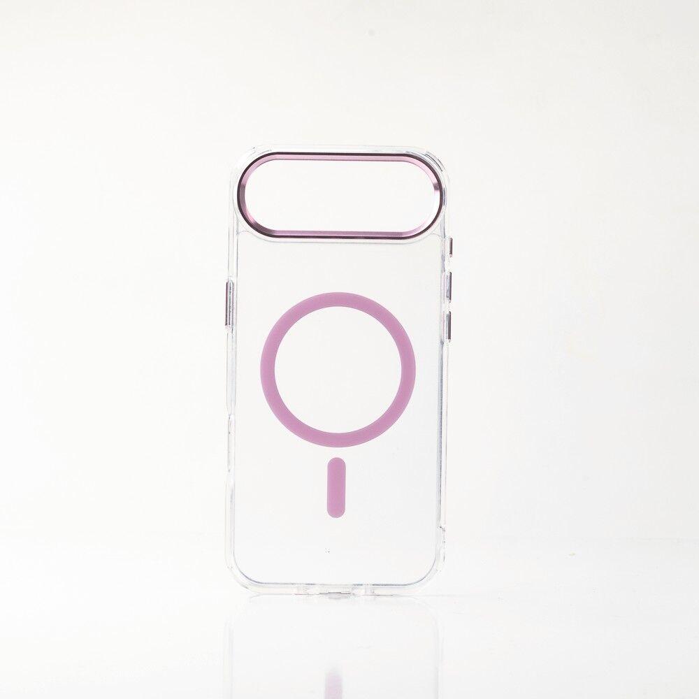 Zaštitna maska za telefon iPhone 17 Air Frame Cam MagSafe, Roza
