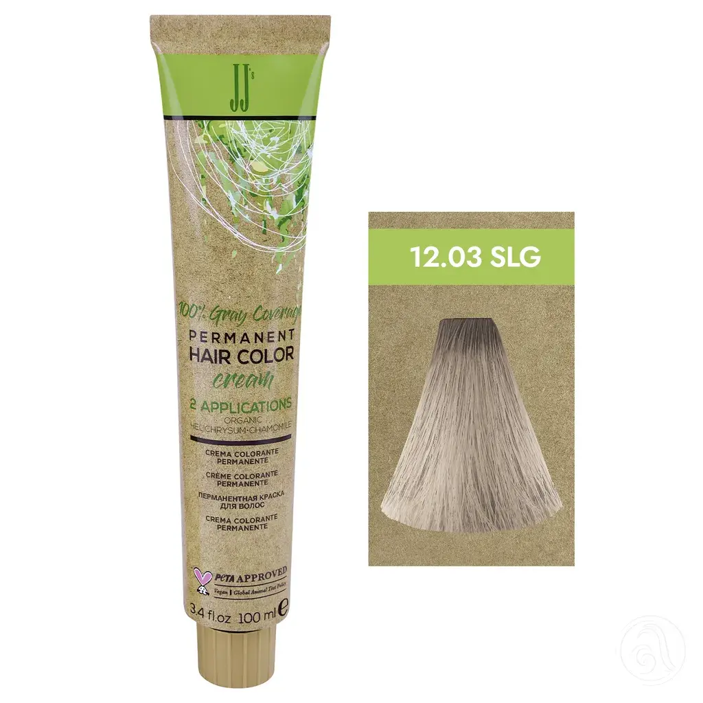 JJ's Farba za kosu 1-1N 12.03 SLG, Superplatinasta zlatno-plava