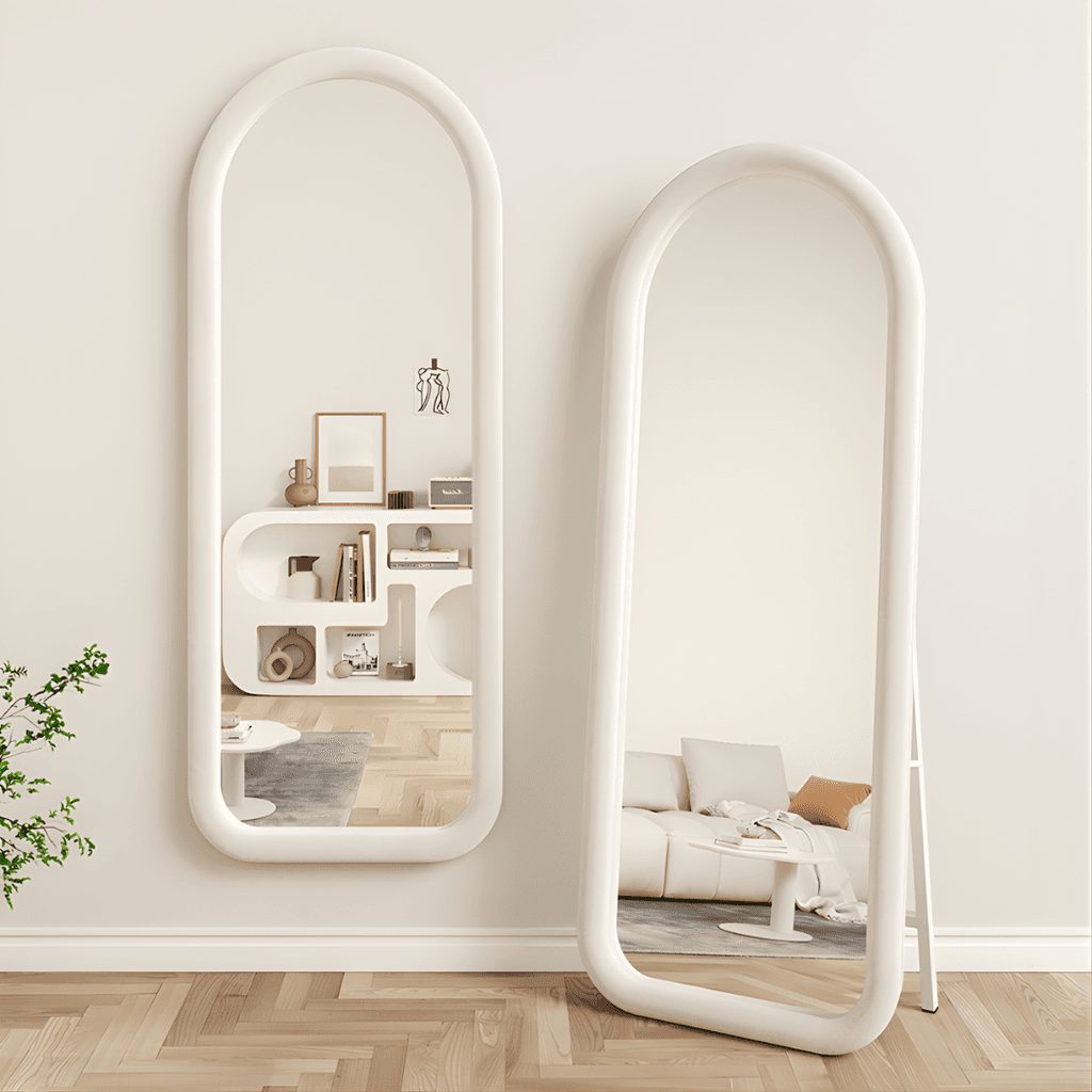 Giga Ogledalo AURELL, 170x70 cm, Bijela