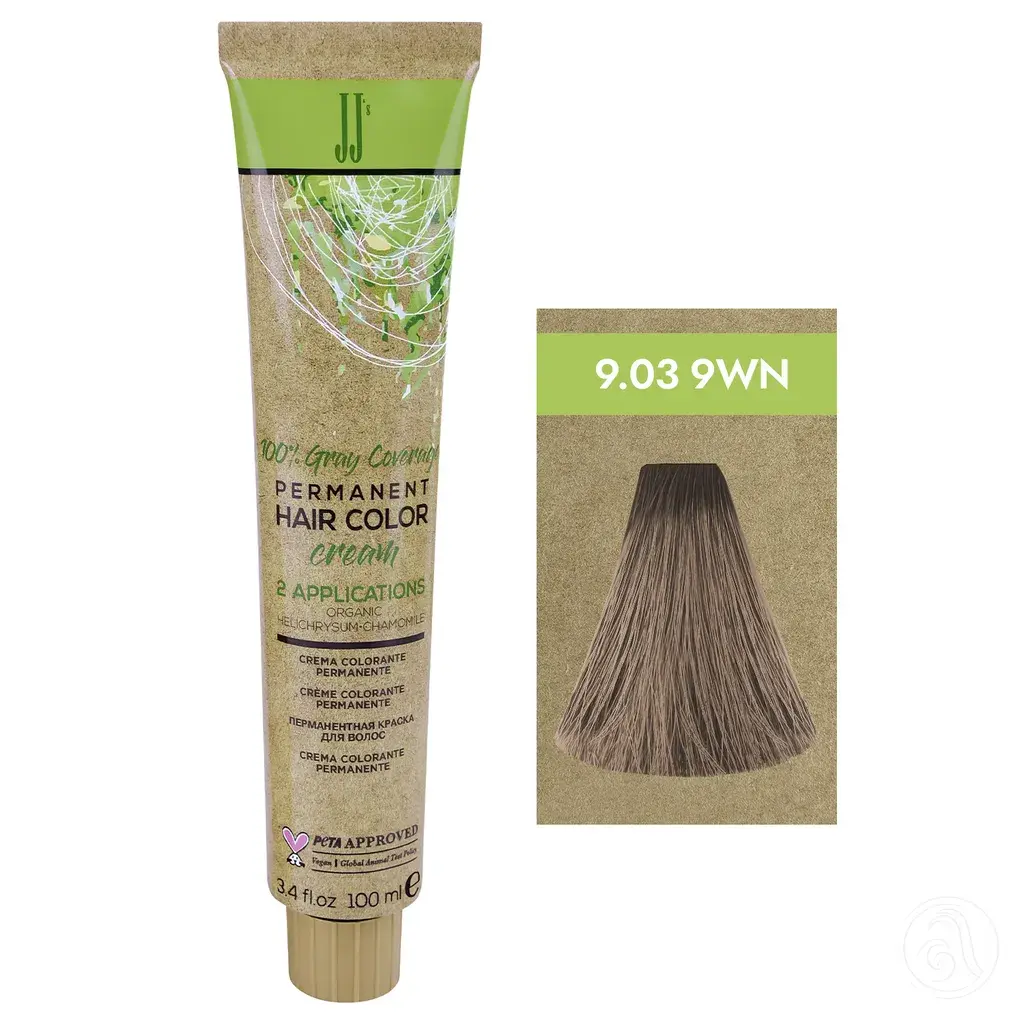 JJ's Farba za kosu 1-1N 9.03 9WN, Prirodna topla veoma svijetloplava