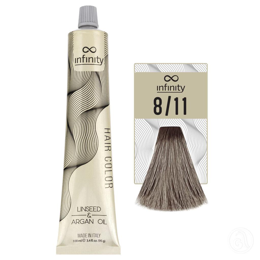 Infinity Farba za kosu 100ml 8/11, Intenzivno pepeljasta prirodna plava