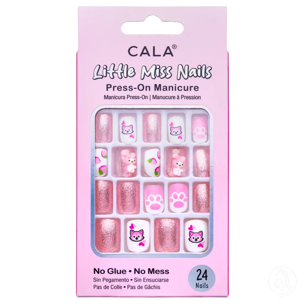 Cala Umjetnuti Nokti, Pink & Glitter