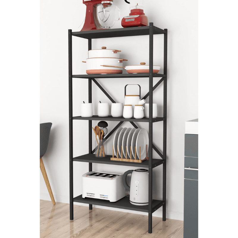 Max Metalni kuhinjski organizator 13-05-08, 5 polica, Antracit