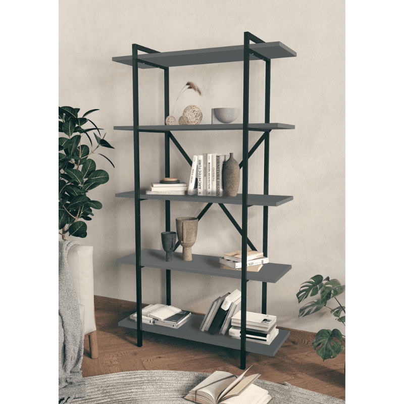 Max Dekorativne police Teos 15-14-08, Antracit