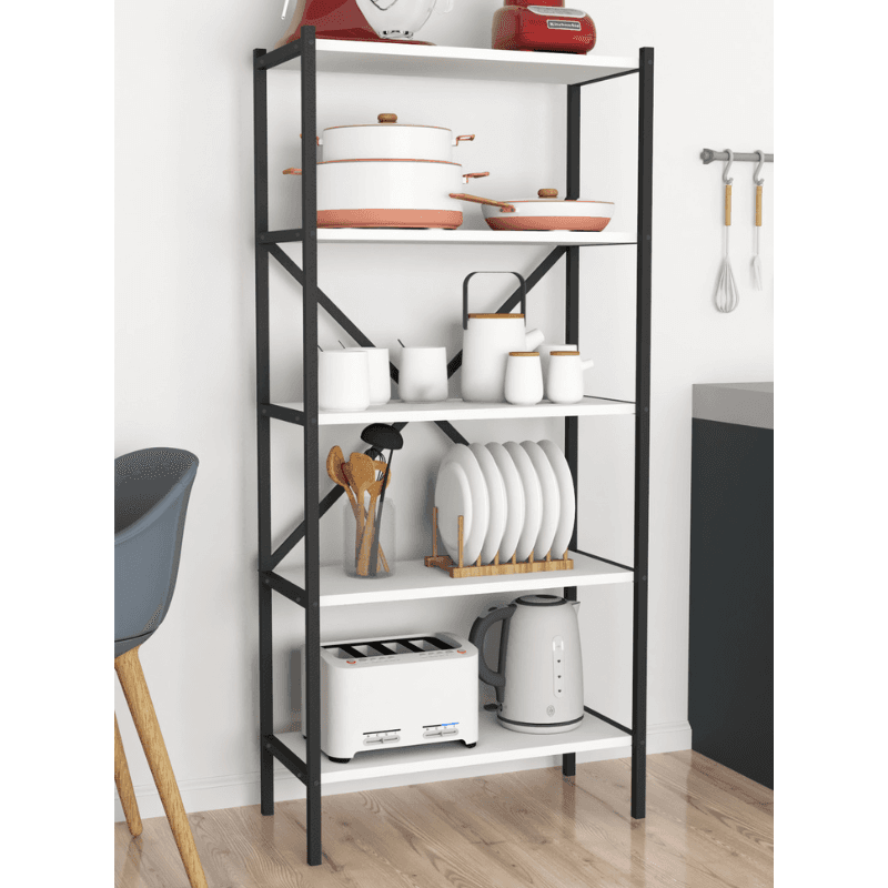 Max Metalni kuhinjski organizator 13-05-01, 5 polica, Bijeli