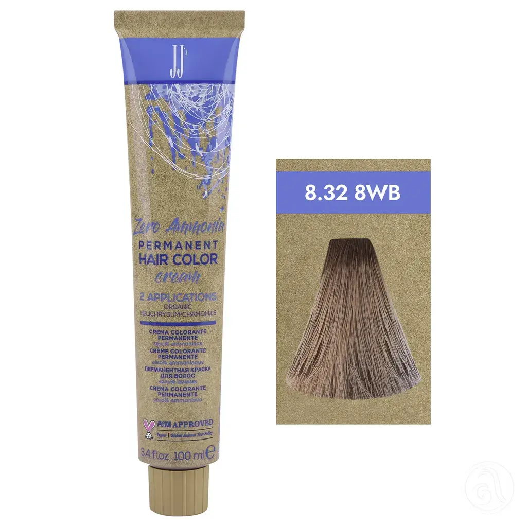 JJ's Farba za kosu 1-1N 8.32 8WB, Bež topla svijetloplava
