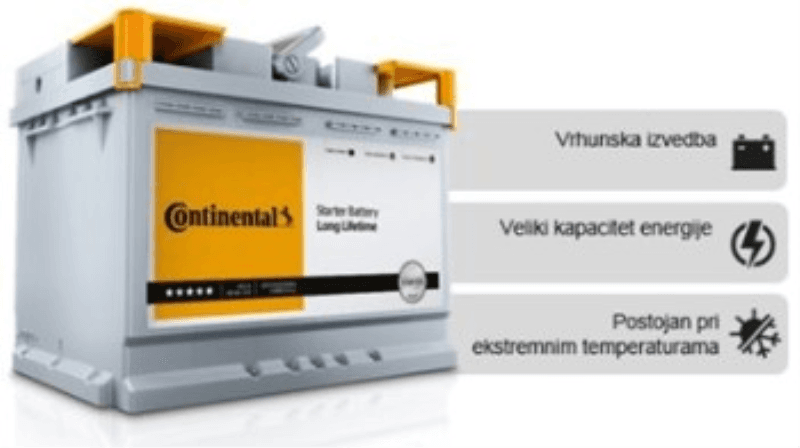 Continental Akumulator EFB 60AH (640EN), Start-stop