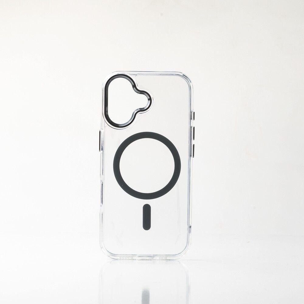 Zaštitna maska za telefon iPhone 17 Frame Cam MagSafe, Crna