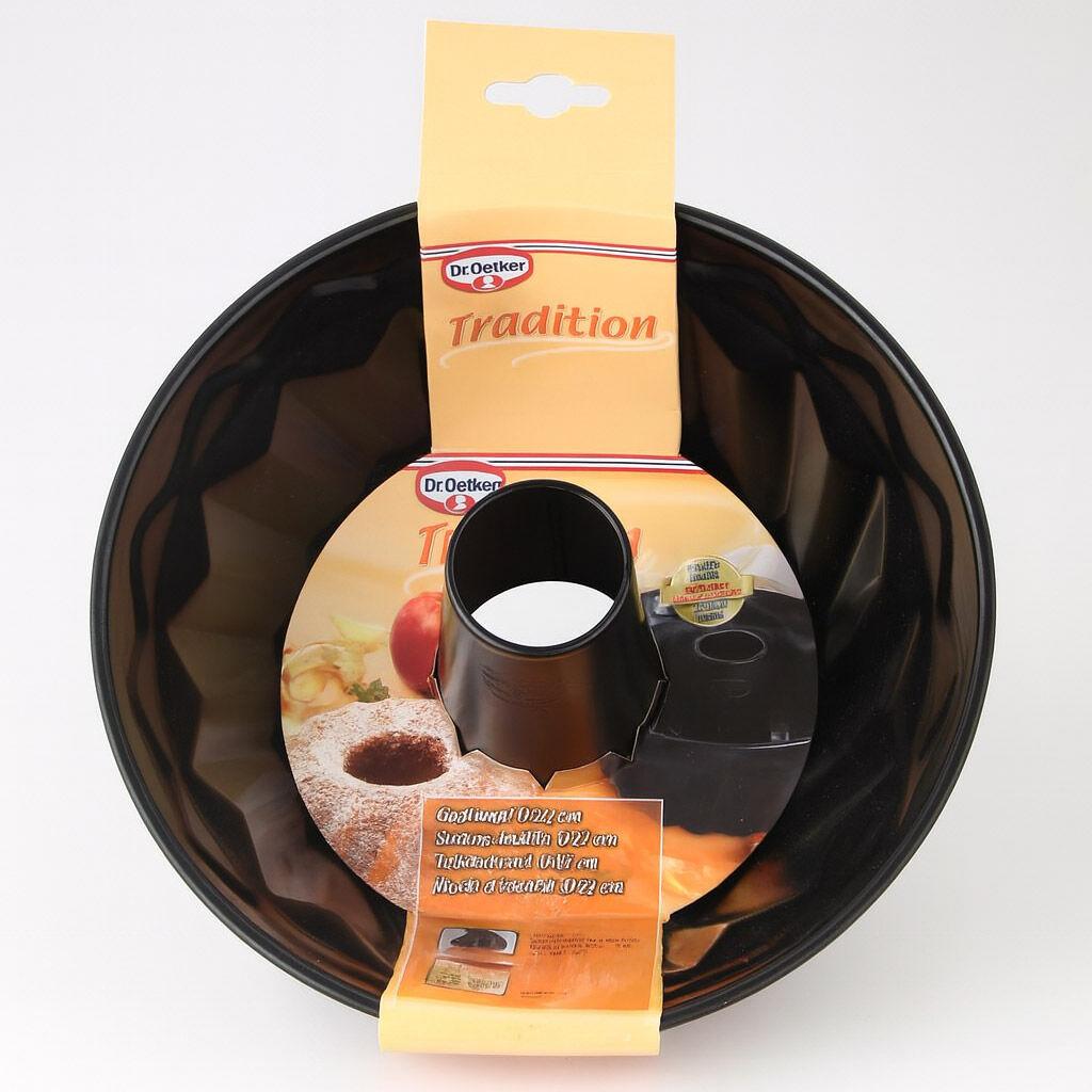 Dr. Oetker Kalup za kuglof Tradition, 22 cm, Crni