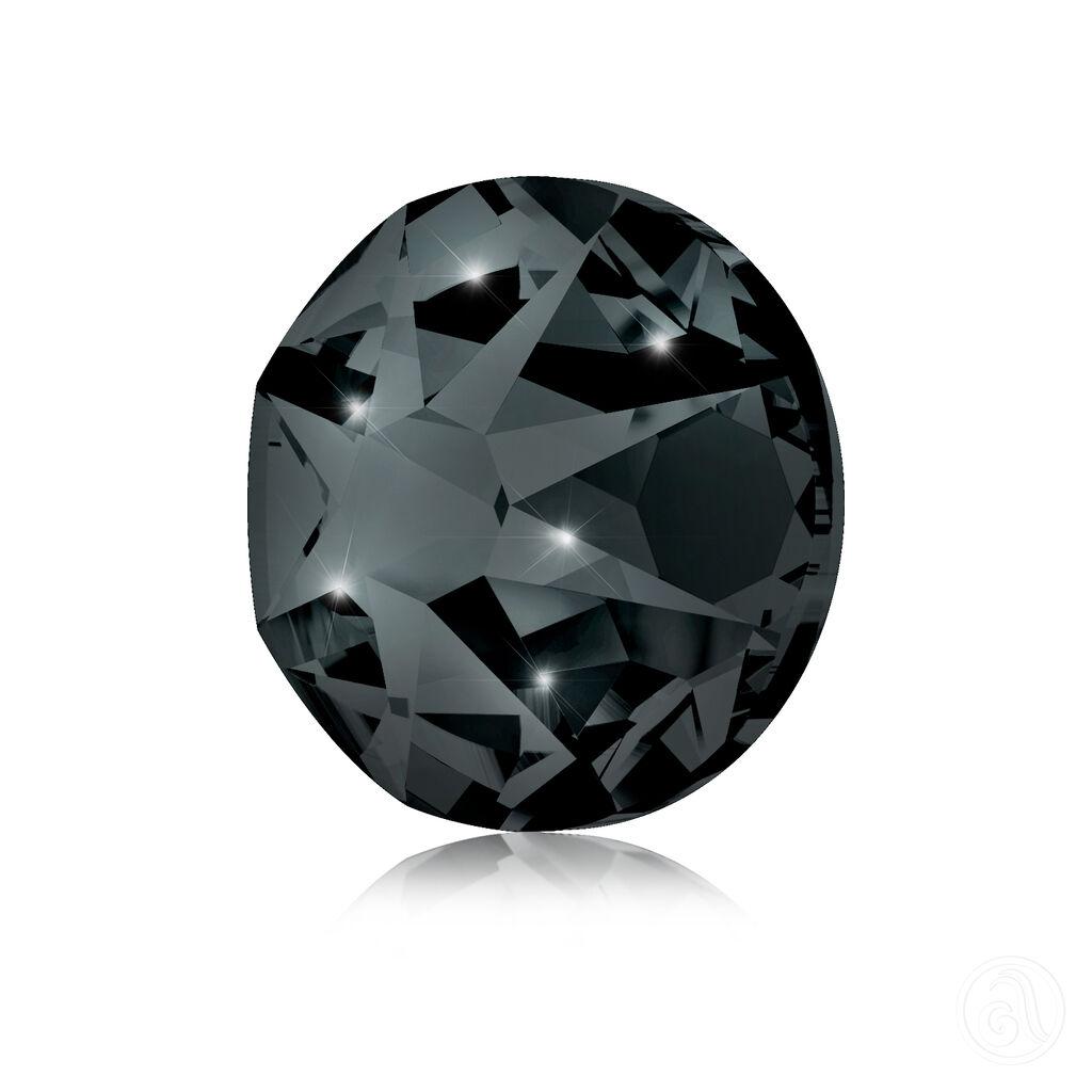 Swarovski Set od 20 Kristala za nokte Jet Hematit SS20 A 2088 Xirius, Rose