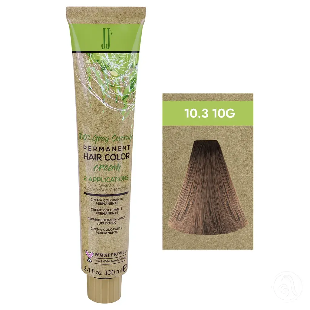 JJ's Farba za kosu 1-1N 10.3 10G, Zlatna ultra svijetloplava