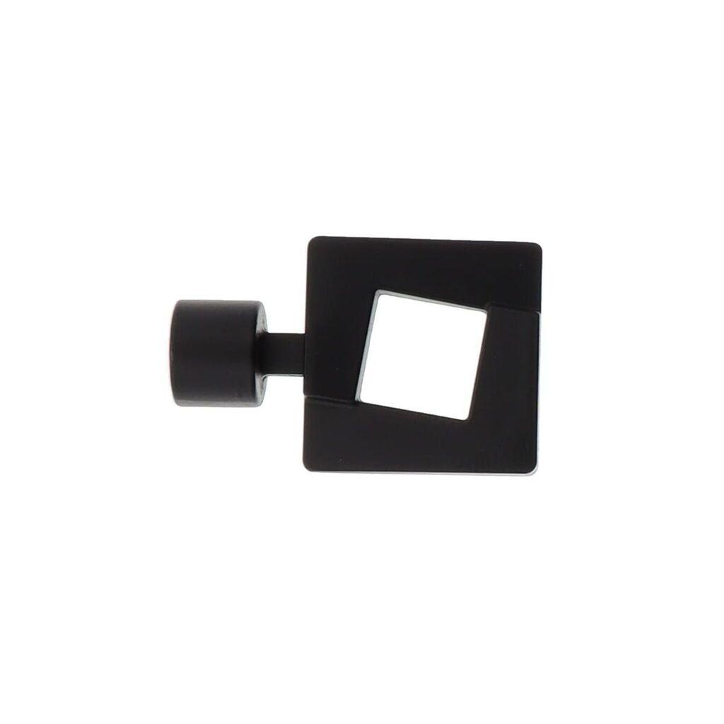 Luance Završetak za karnišu Eva 4, četvrtasti, 20 mm, set 2 kom, Crna