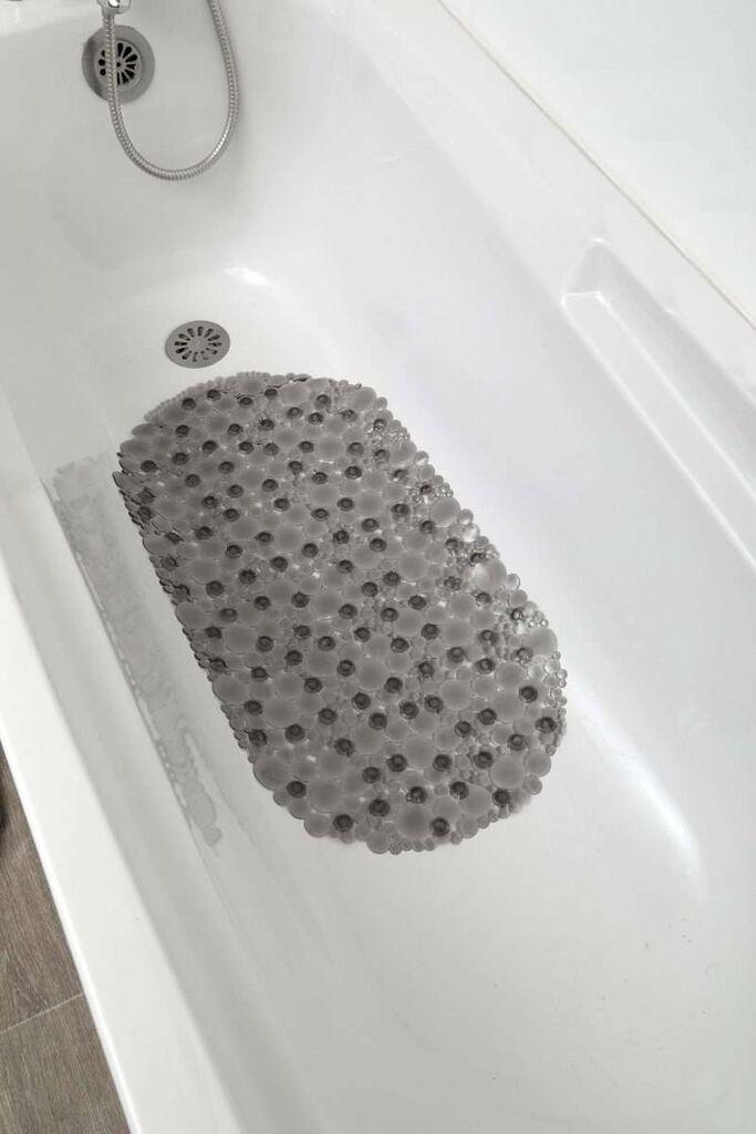 Tendance Podloga za kadu Bubbles, 69x36 cm, Siva