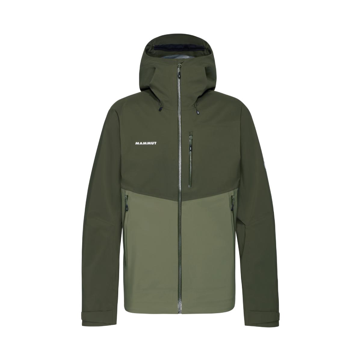 Mammut Muška jakna Alto Guide HS Hooded, Maslina