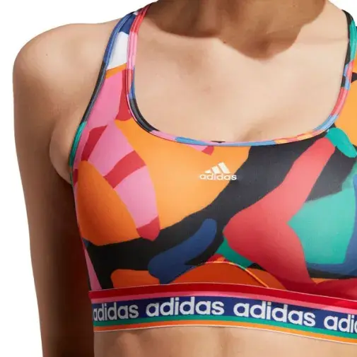 Adidas ženski top za trening FARM MS BRA, šareni