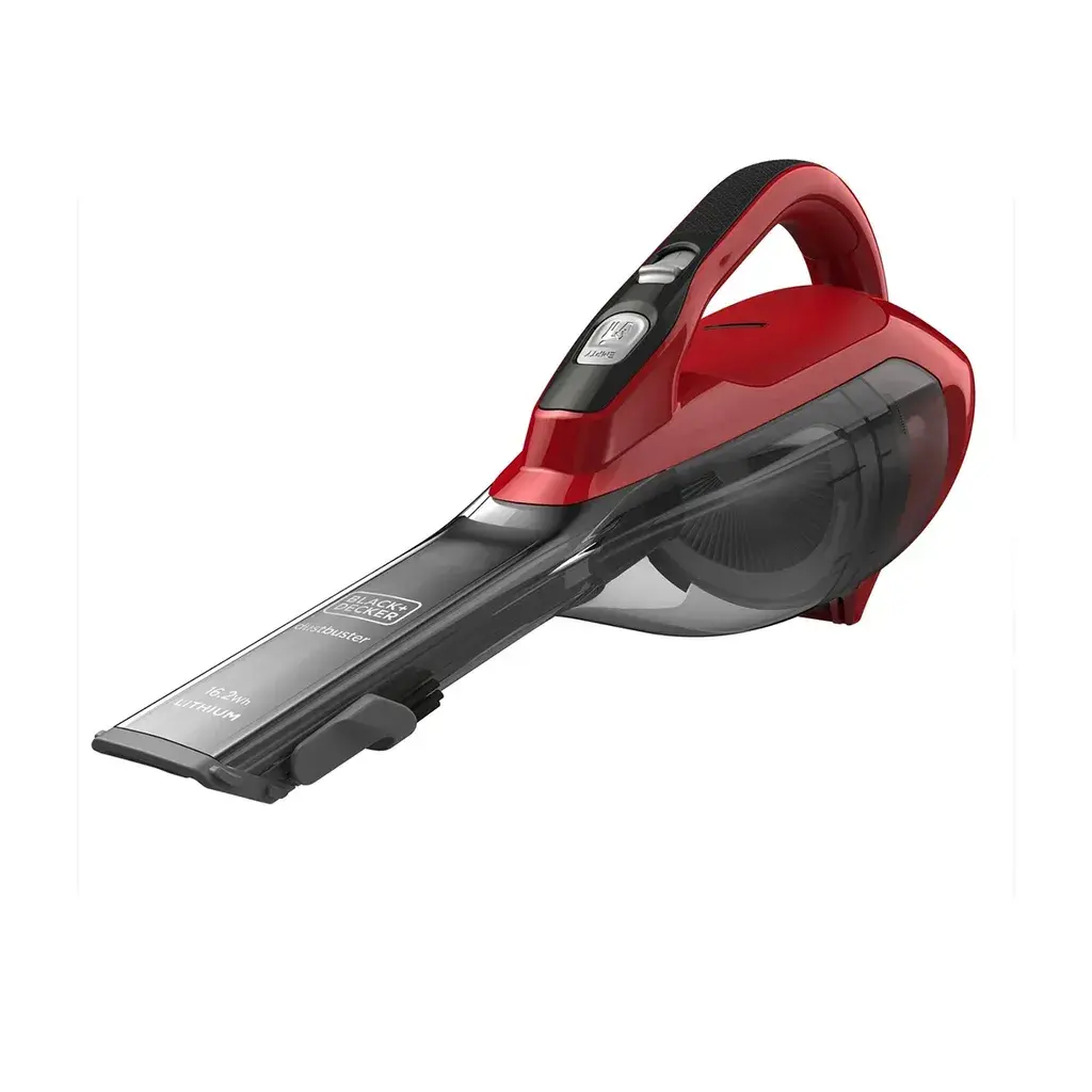 Black+Decker Ručni usisvač na baterije DVA315J, Crveni