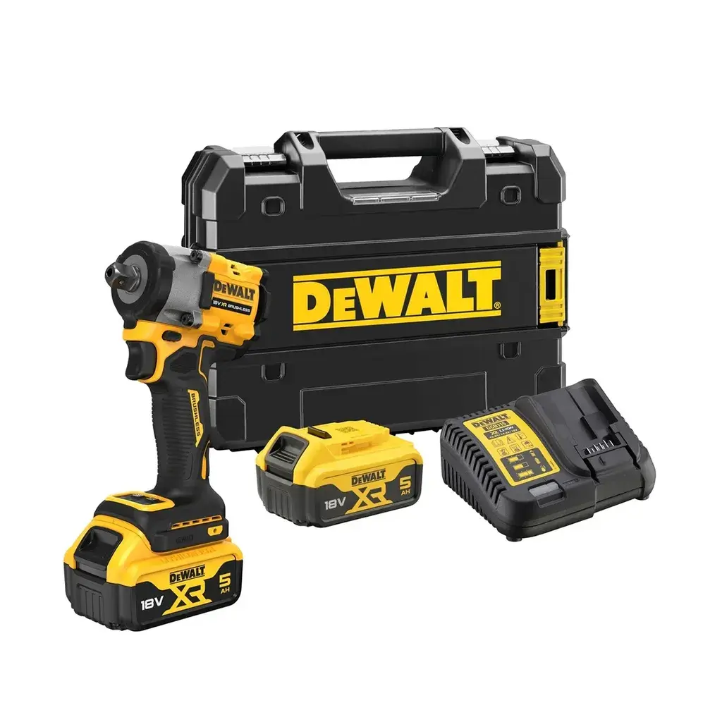 DeWalt Aku udarni odvijač 18V 1/2" 406Nm 2 x 5 Ah  DCF922P2T