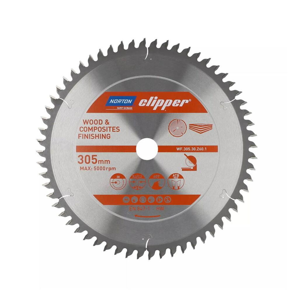 Norton Rezni list za drvo Clipper Pro, 305x30 mm, 60z