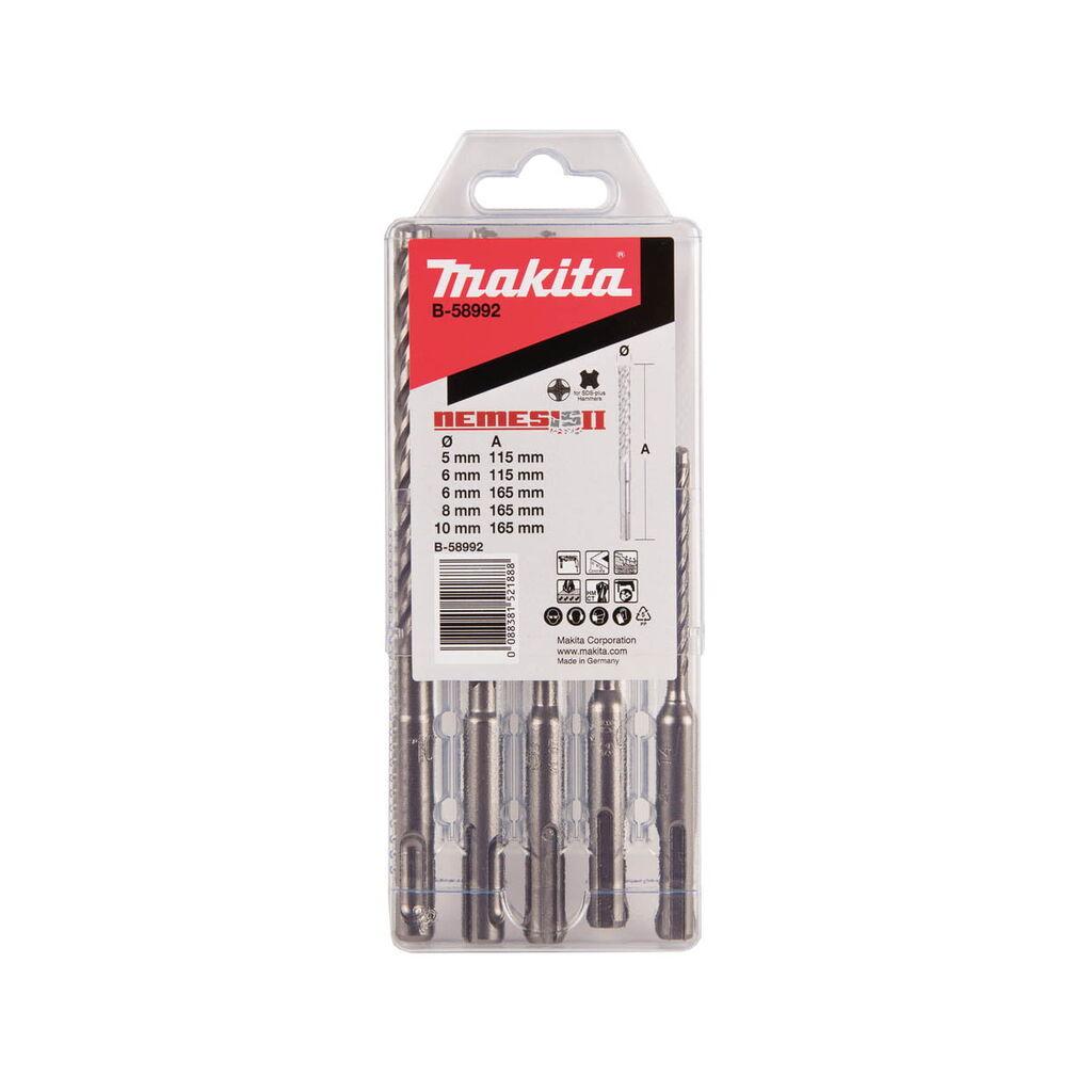 Makita Set burgija SDS-Plus Nemesis II B-58992, 5 komada