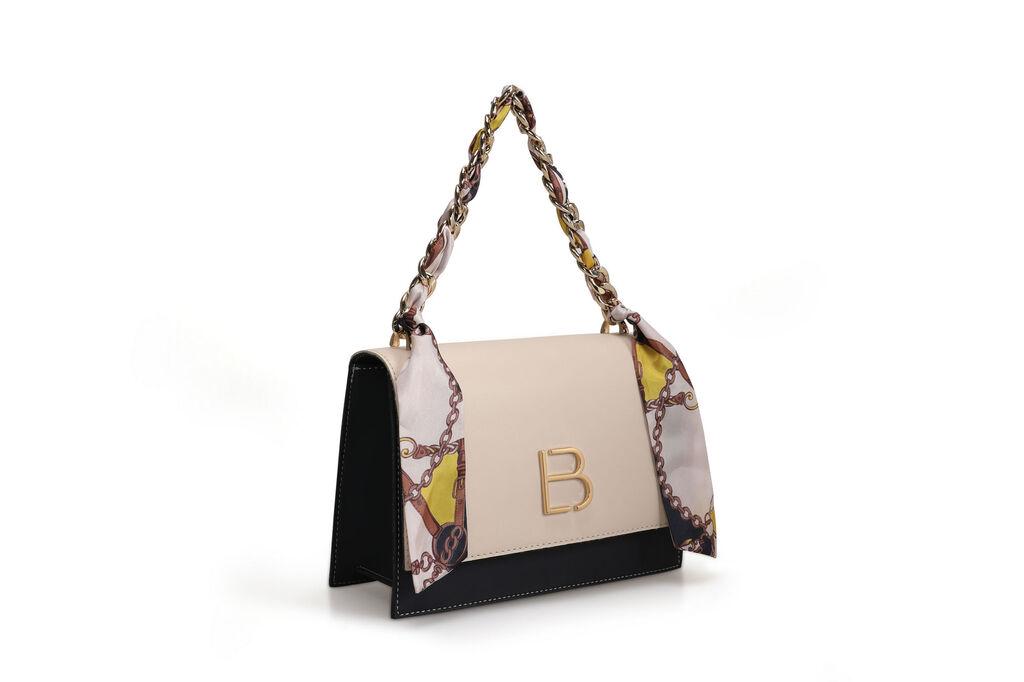 Ženska torba Lucky Bees 918, Teget-krem