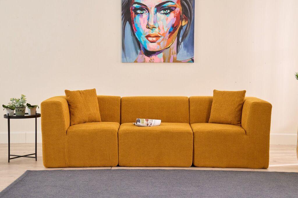 Atelier del Sofa Trosed Raks, 245x70x85cm, narandžasta