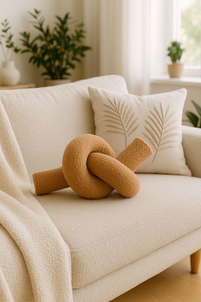 Aberto Design Dekorativni jastuk Dugum, 44x22x18 cm, Smeđa