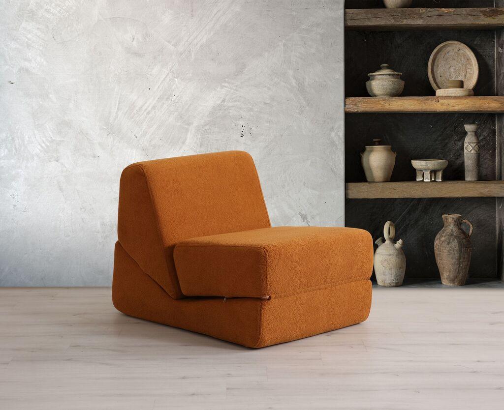 Atelier del Sofa Sklopiva fotelja Origami, 100x70x70cm, Narandžasta
