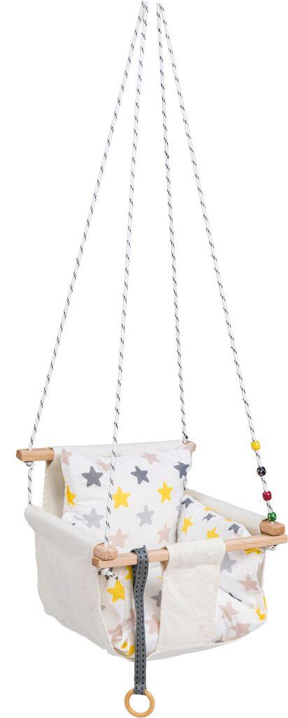 Aberto Design ljuljaška za bebe Selale, 40x32 cm, bež