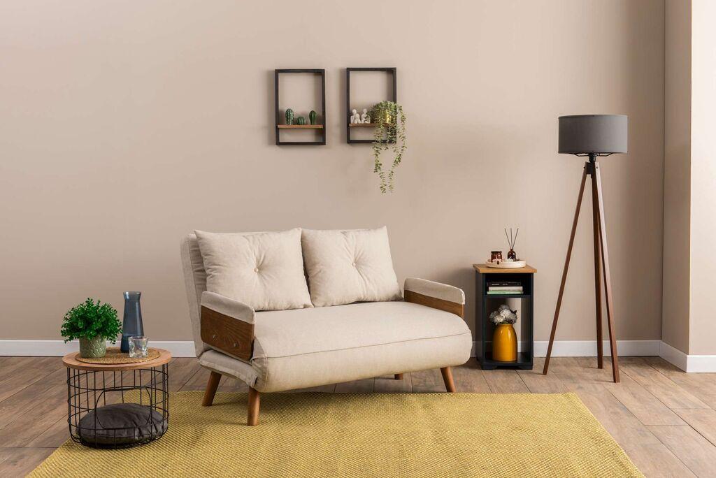 Atelier del Sofa Dvosed na razvlačenje Cosmo, 190x120x82 cm, Krem