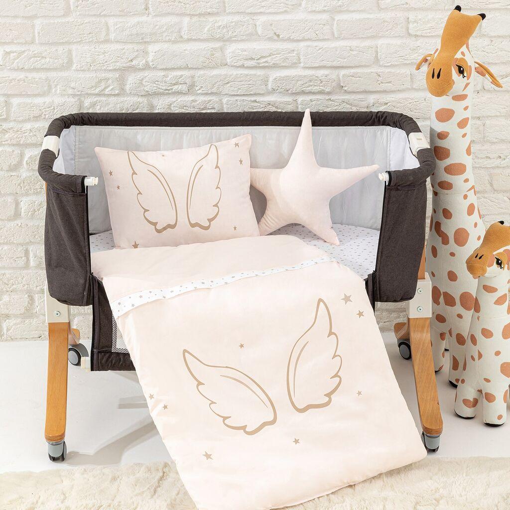 Aberto Design set posteljine za bebe, bež boje