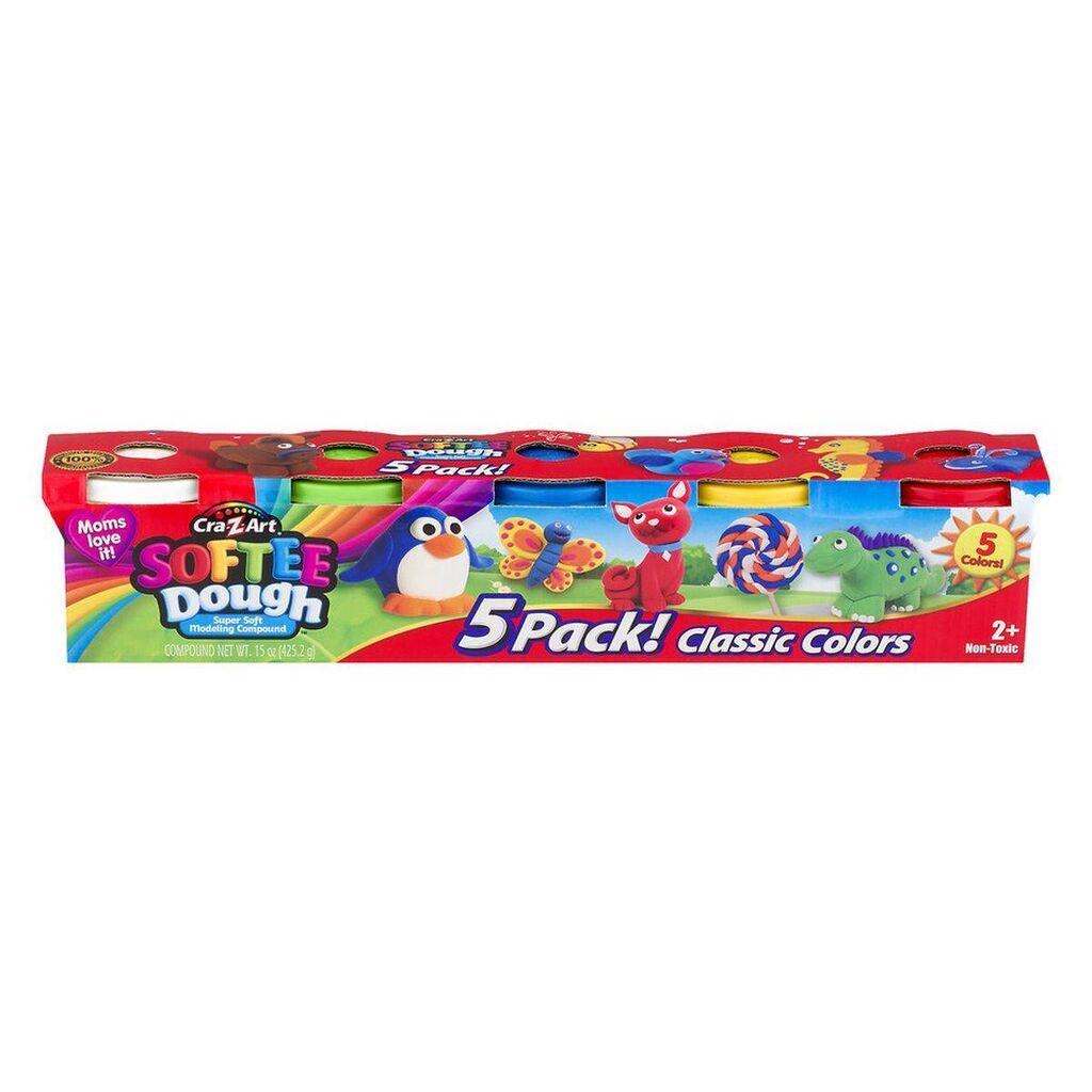Crazart Plasticin 5 pari 85g Mekano tijesto 36023
