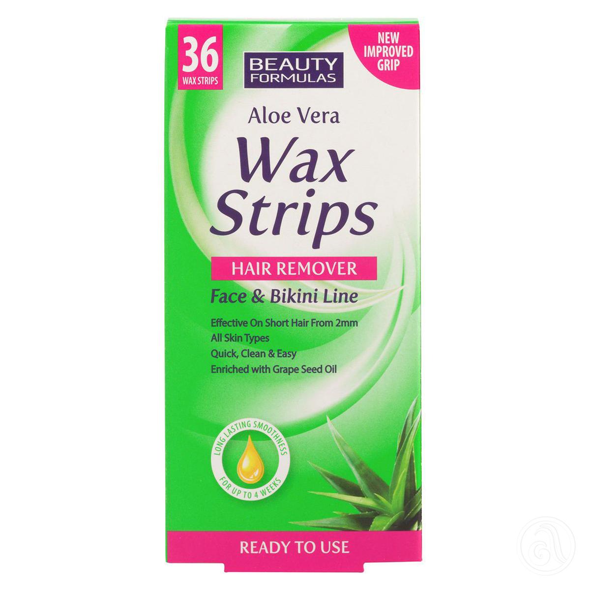 BEAUTY FORMULAS Trake sa voskom za depilaciju lica i bikini zone 36/1